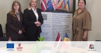FOTO: Moldovas delegācijas vizīte