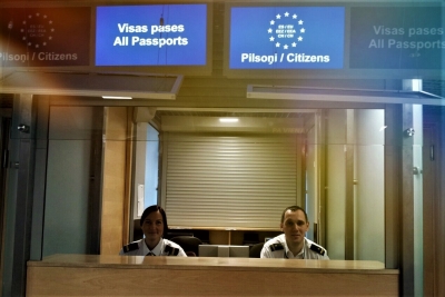 FOTO: Robežsargi