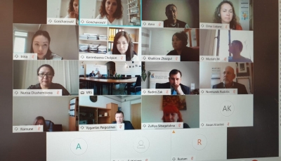FOTO: Bomca dalībnieku videokonference