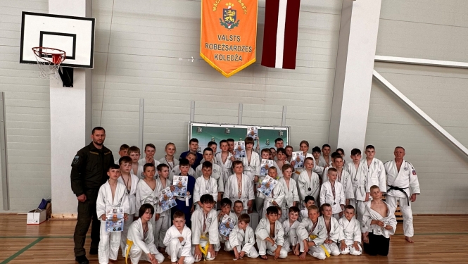 Aizvadītas  džudo sacensības  