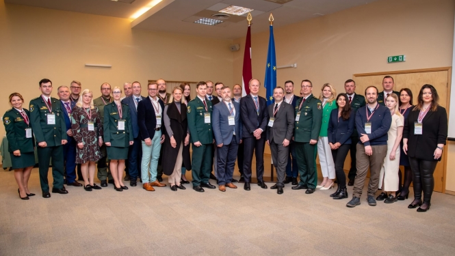 FOTO: Eiropas komisijas pārstāvji un VRS
