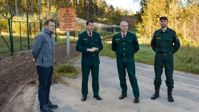 FOTO: Frontex aģentūras sadarbības koordinators apmeklē Latvijas – Krievijas ārējo robežu