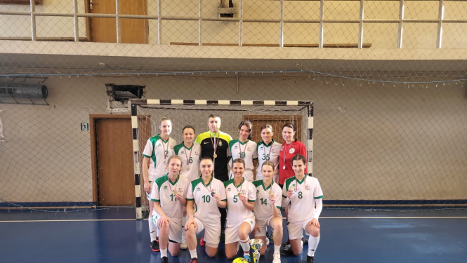 Valsts robežsardzes futbolistes ieguva 1.vietu Iekšlietu ministrijas sacensībās