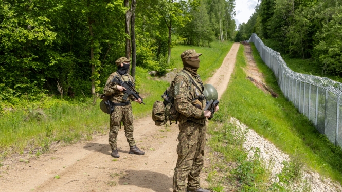 FOTO: Robežsargi