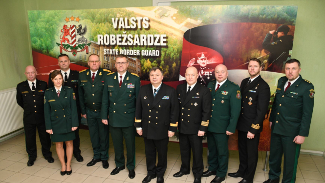 FOTO: Parakstīts operacionālais līgums starp Valsts robežsardzi,  Nacionālo bruņoto spēku Jūras spēkiem un Igaunijas Policijas un robežsardzes pārvaldi
