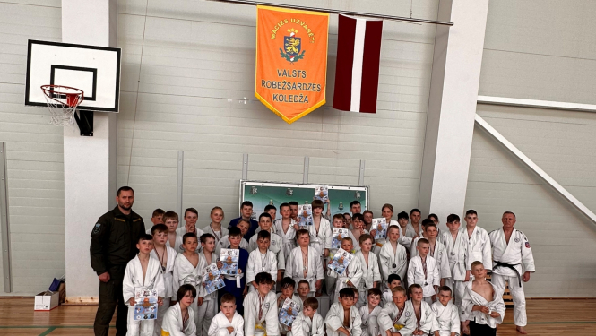 Aizvadītas  džudo sacensības  