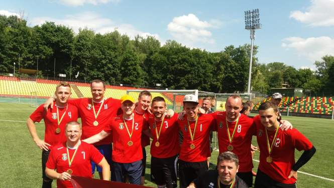 FOTO: VRS Daugavpils pārvaldes komanda futbolā 