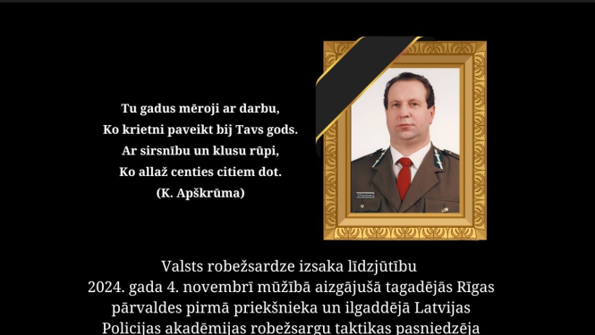 FOTO: Līdzjūtība