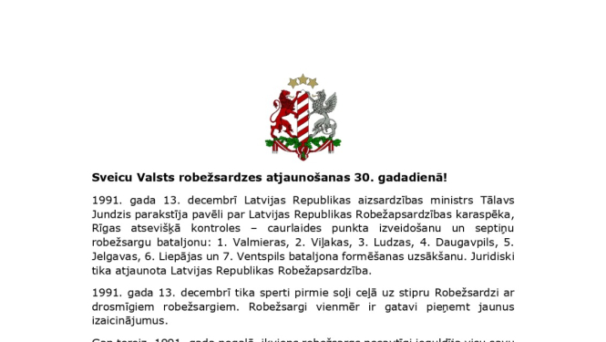FOTO: Apsveikums