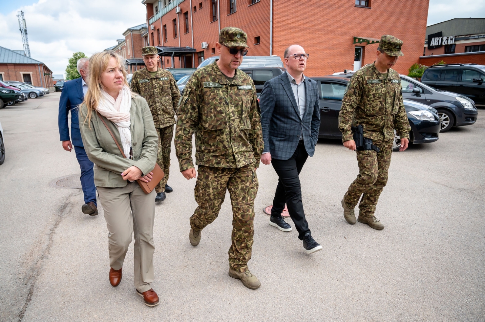 FOTO: Vizītes dalībnieki