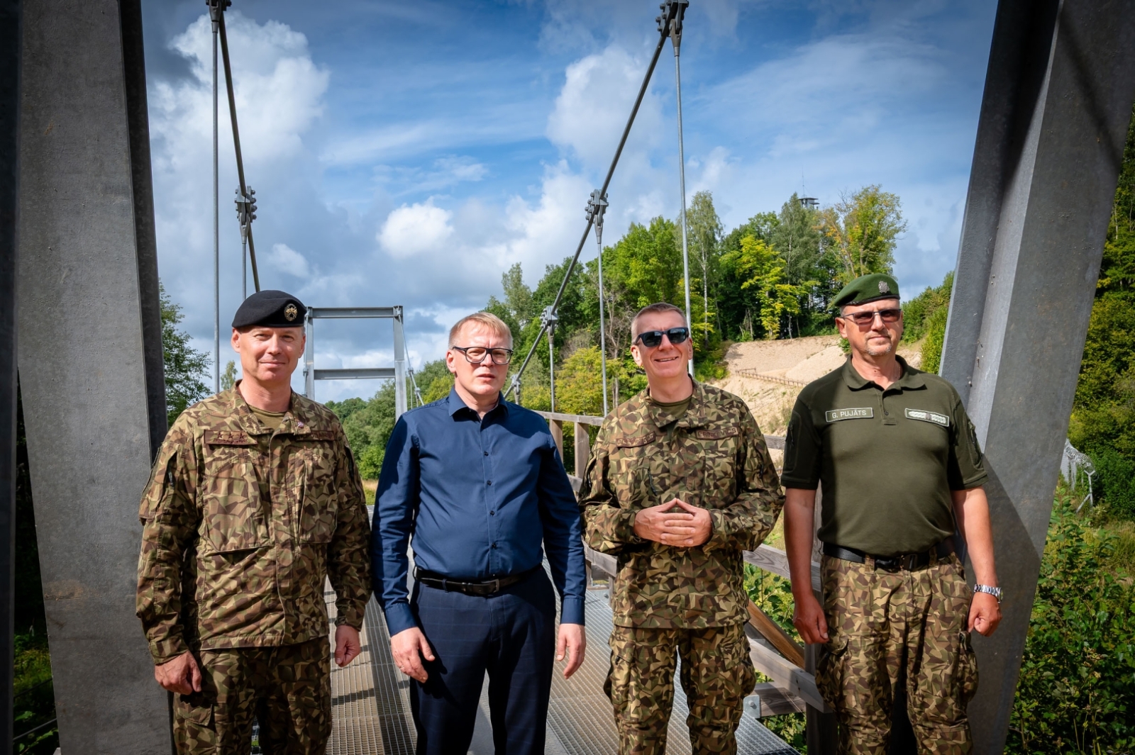 FOTO: Valsts prezidents apmeklē robežu
