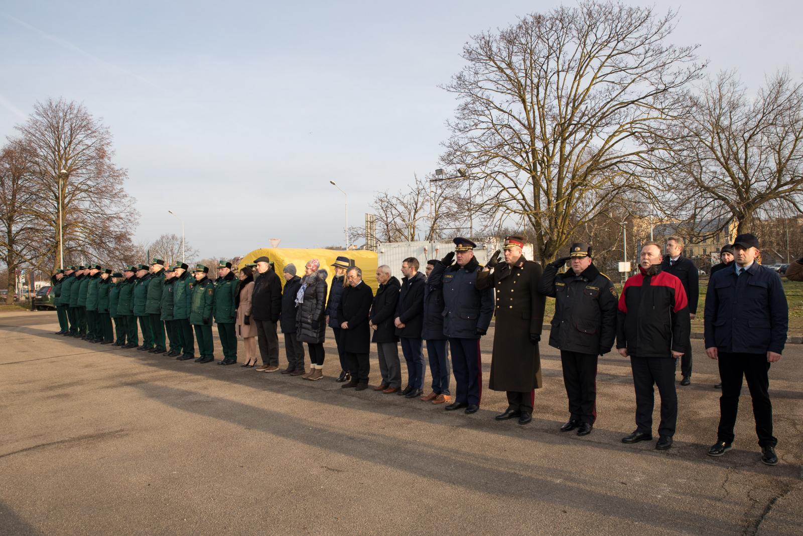 FOTO: Jauno VRS helikopteru un kuteru svinīgais pasākums