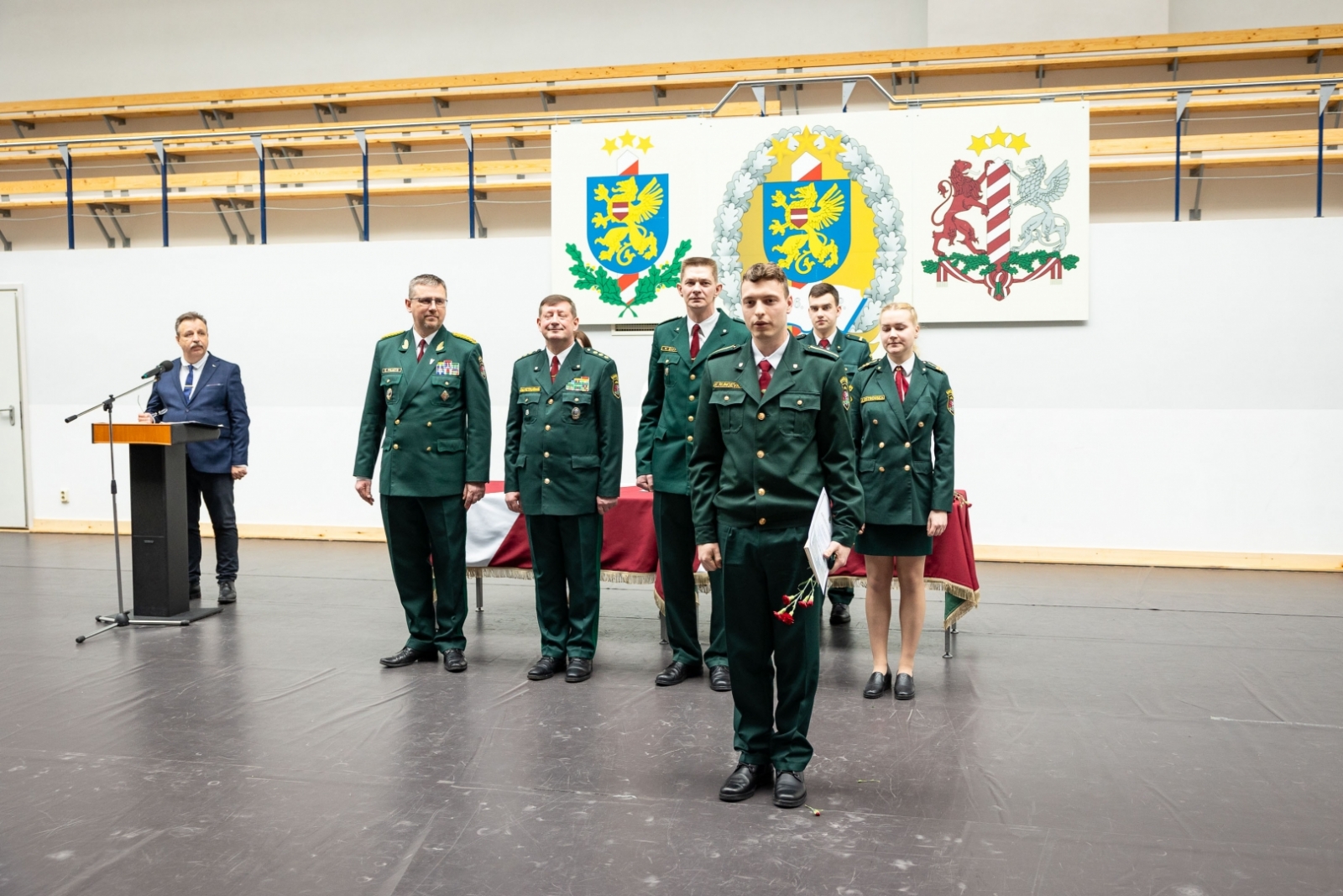 FOTO: Valsts robežsardzes koledžā aizvadīts  programmas „Robežapsardze” 45. izlaidums