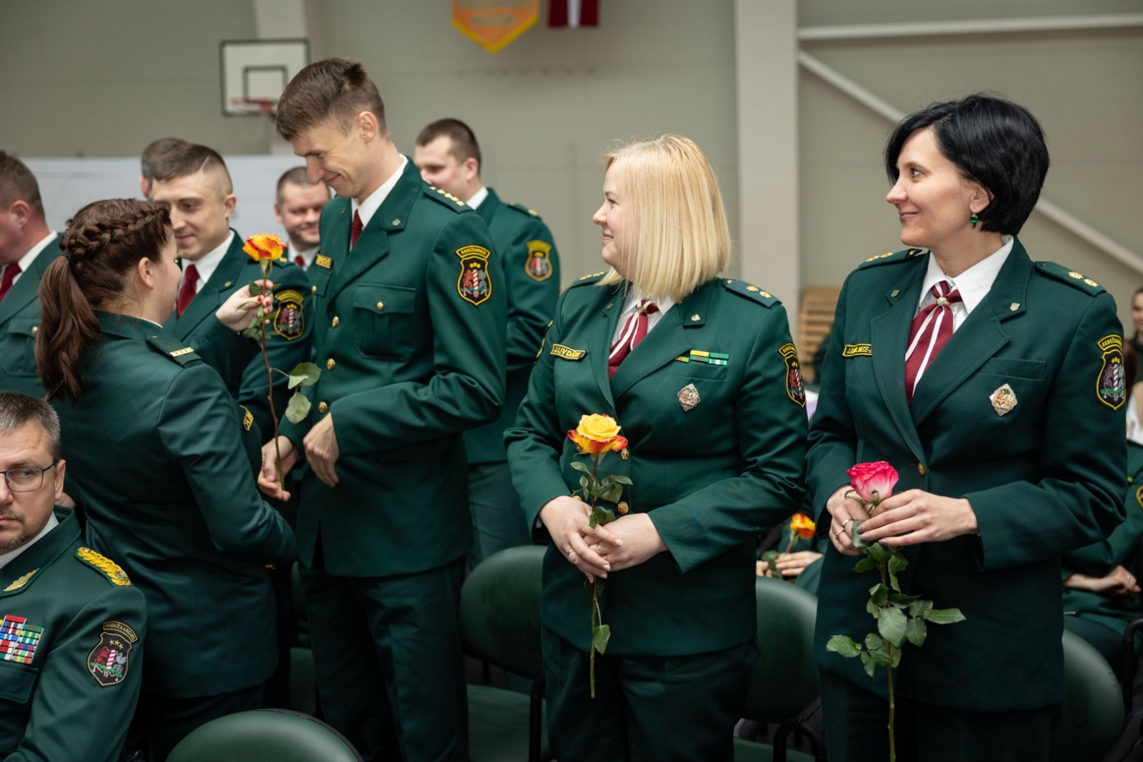 FOTO: Valsts robežsardzes koledžā aizvadīts  programmas „Robežapsardze” 45. izlaidums
