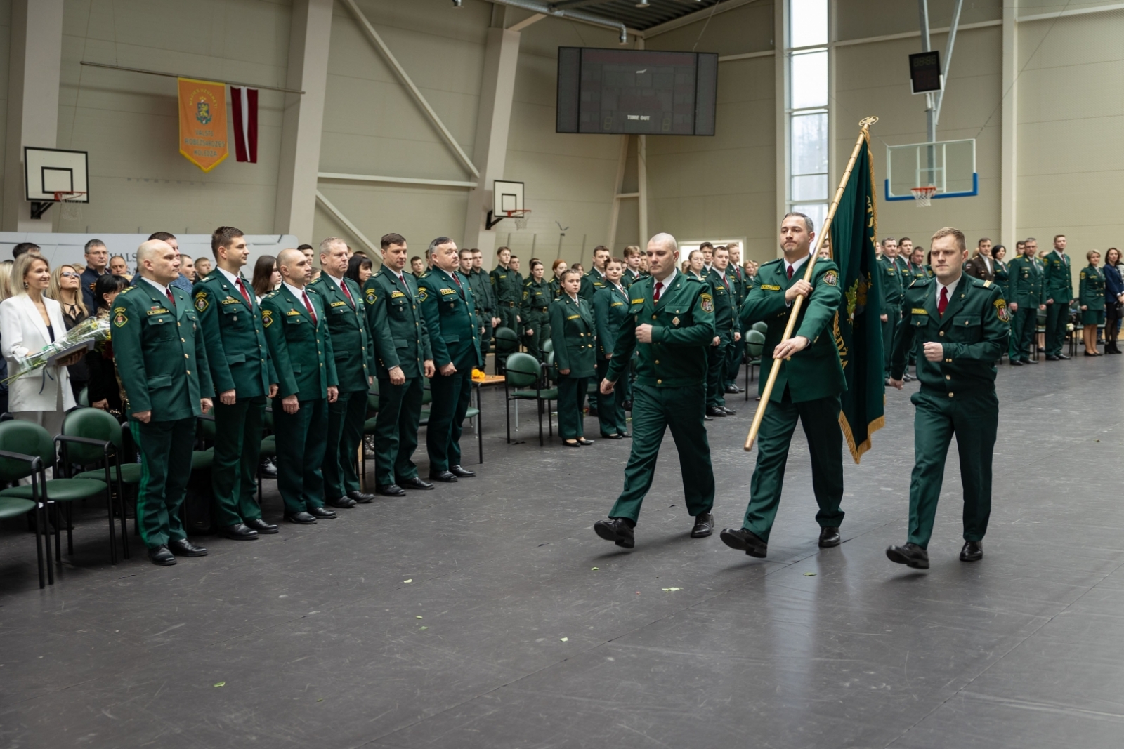 FOTO: Valsts robežsardzes koledžā aizvadīts  programmas „Robežapsardze” 45. izlaidums