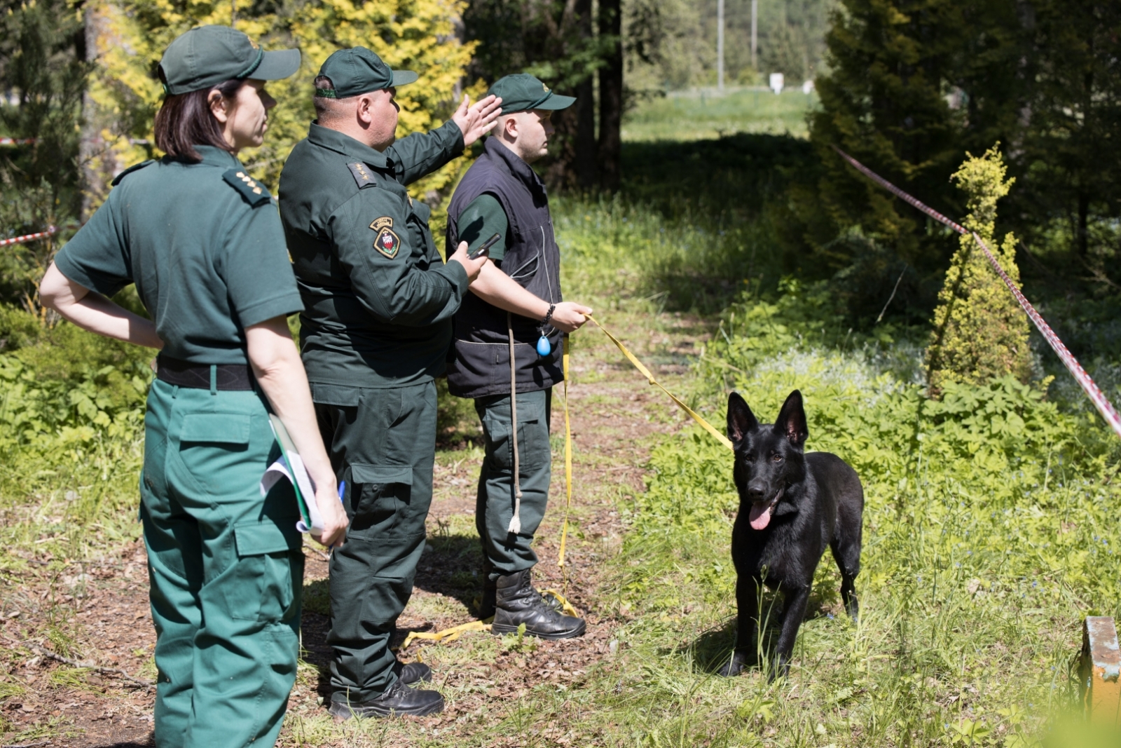 FOTO: Kinologu sacensības