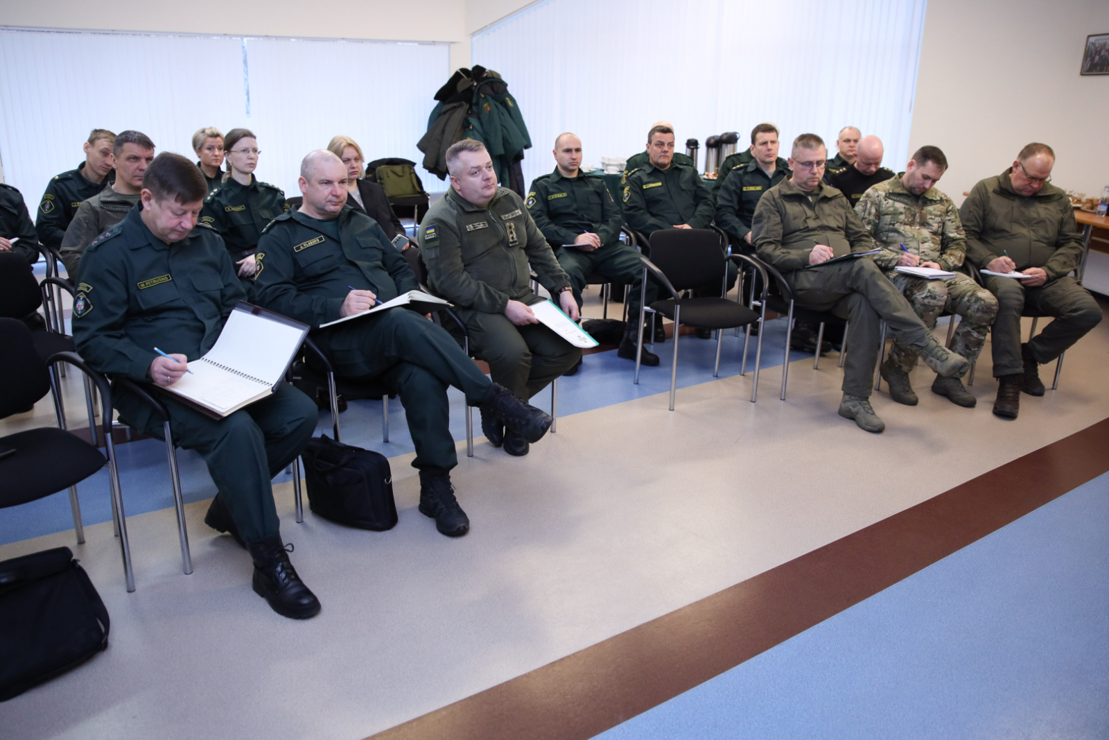 FOTO: Norisinājās Latvijas un Ukrainas robežapsardzības iestāžu vadības amatpersonu tikšanās
