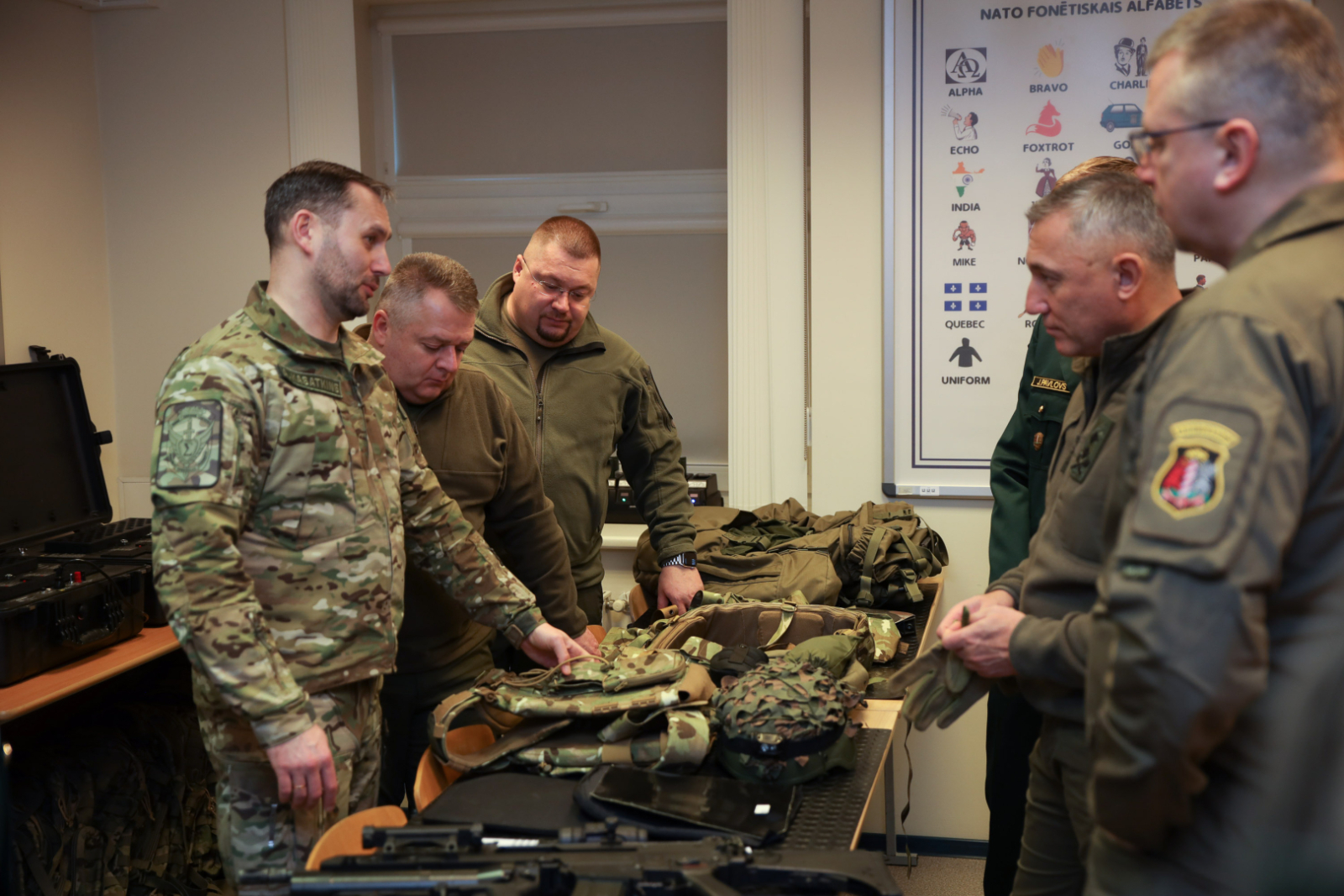 FOTO: Norisinājās Latvijas un Ukrainas robežapsardzības iestāžu vadības amatpersonu tikšanās