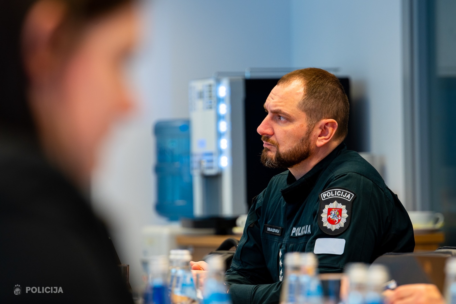 FOTO: Baltijas valstu policijas un robežsardzes priekšnieki