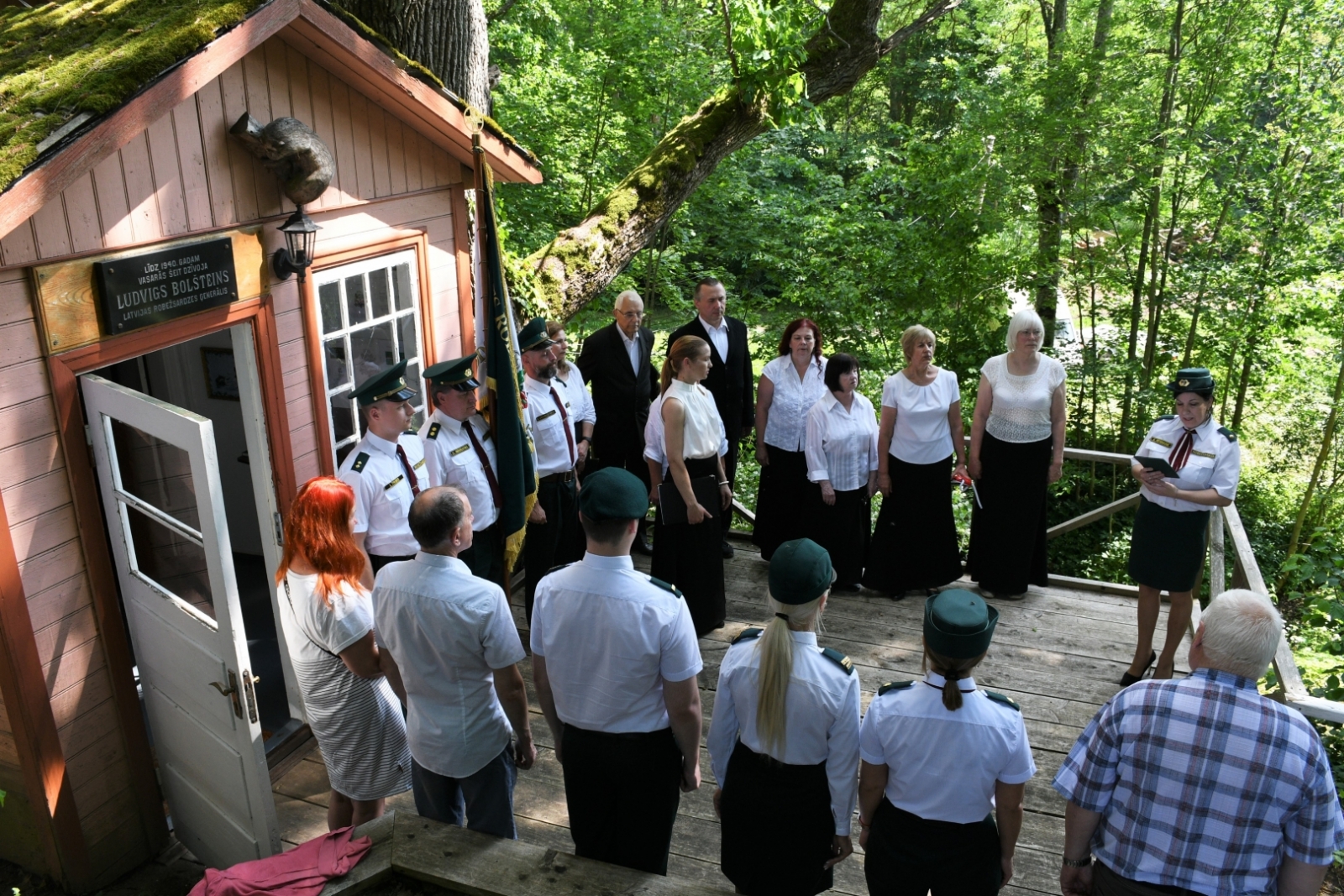 Norisinājās ģenerāļa L. Bolšteina piemiņas pasākums