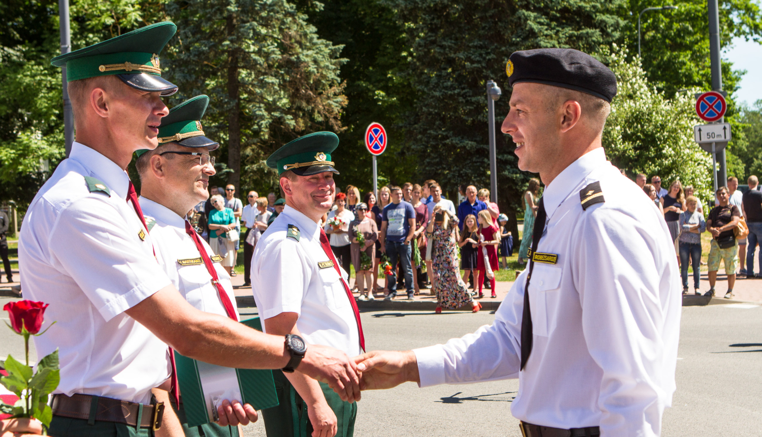 Foto: Valsts robežsardzes koledžas izlaidums