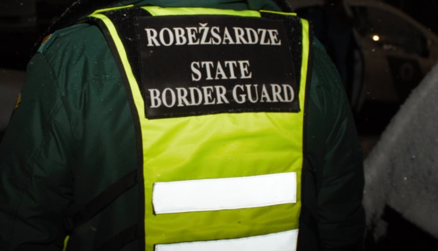 FOTO: Uzraksts robežsardze