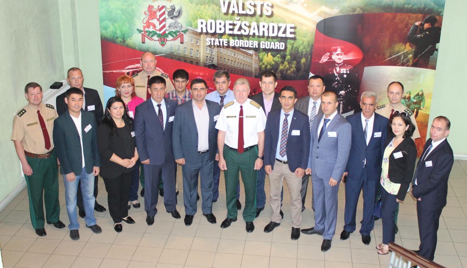 FOTO: Bomca dalībnieku kopbilde no apmācībām Latvijā