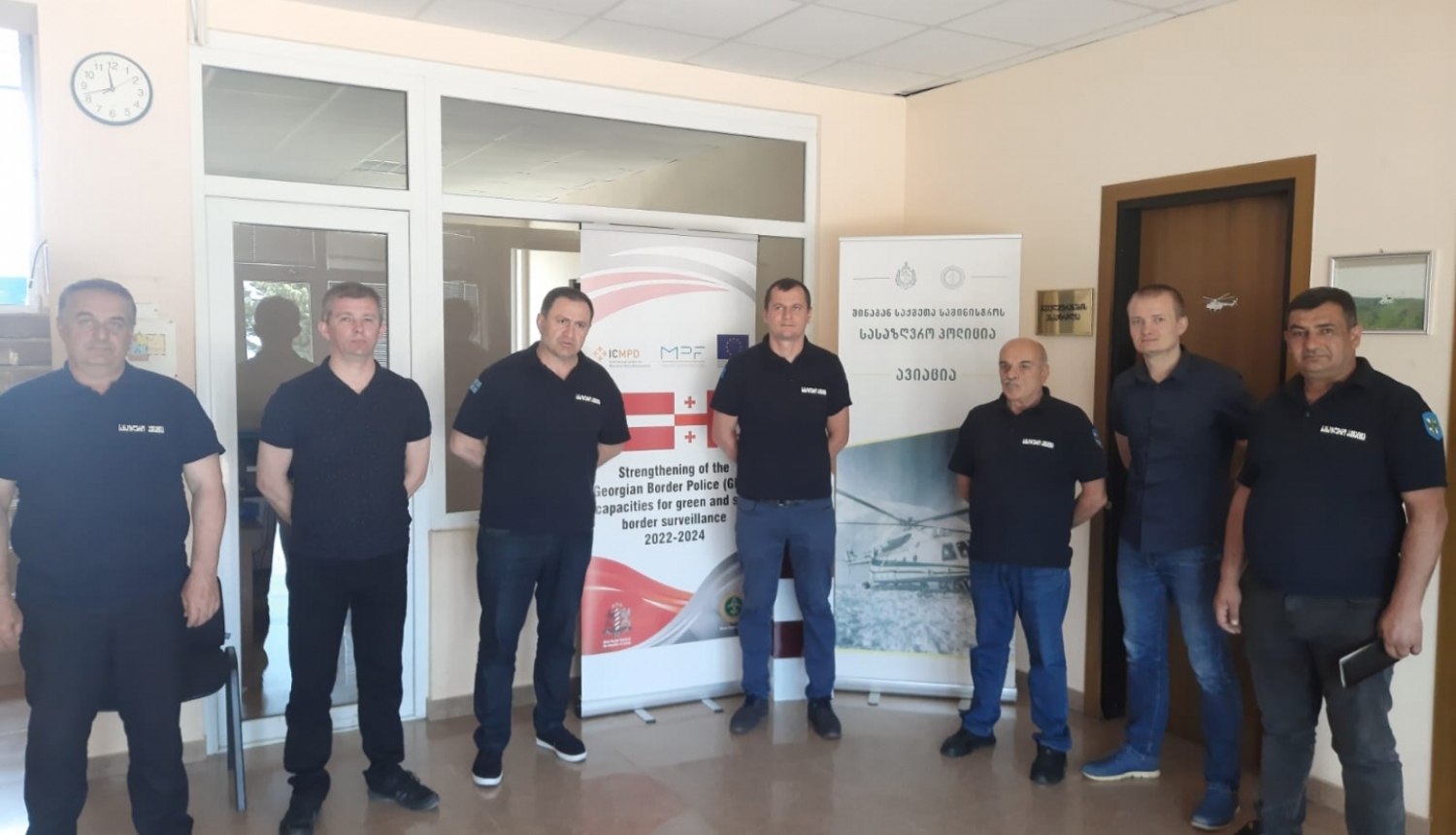  Valsts robežsardzes Aviācijas pārvaldes aviācijas inženieru tehniskā konsultatīvā vizīte uz Gruzijas Robežpolicijas Aviācijas vienību.
