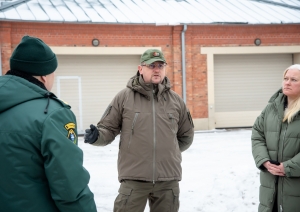 FOTO: Tiesībsarga vizīte uz robežas