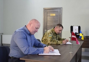 Valsts robežsardzes ekspertu vizīte Ukrainas Valsts Robežsardzes dienesta Galvenajā mācību centrā.