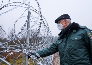 FOTO: Ministru prezidents apmeklē valsts robežu