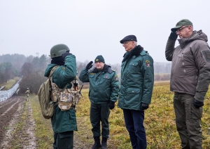 FOTO: Ministru prezidents apmeklē valsts robežu