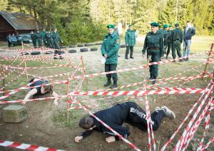 FOTO: Robežsargu norīkojumu sacensības