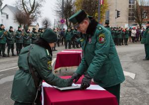 Foto: Rēzeknē norisinājās Robežsargu dienai veltītie svinīgie pasākumi