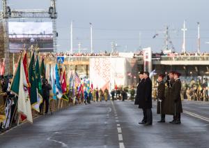 Foto: Latvijas dzimšanas dienai veltītie svētku pasākumi