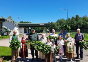 FOTO: Masļenku piemiņas pasākuma dalībnieki Ludzā