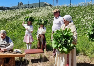 FOTO: Masļenku piemiņas pasākuma dalībnieki Ludzā