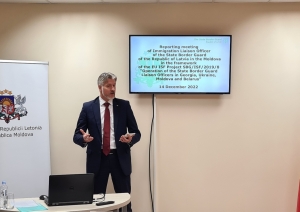 Valsts robežsardzes sakaru virsnieka aktivitātes Moldovas Republikā, Kišiņevā projekta Nr. VRS/IDF/2019/8 „Valsts robežsardzes sakaru virsnieku darbības turpināšana Gruzijā, Moldovā, Ukrainā un Baltkrievijā (2. posms)” ietvaros.