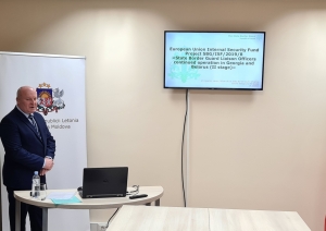 Valsts robežsardzes sakaru virsnieka aktivitātes Moldovas Republikā, Kišiņevā projekta Nr. VRS/IDF/2019/8 „Valsts robežsardzes sakaru virsnieku darbības turpināšana Gruzijā, Moldovā, Ukrainā un Baltkrievijā (2. posms)” ietvaros.