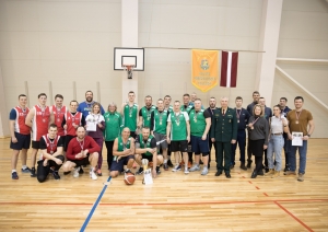 Robežsardzē noskaidroti čempionāta uzvarētāji basketbolā