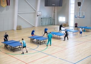 FOTO: Sacensības galda tenisā