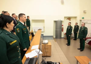 FOTO: Piektdien, 9. februārī, Valsts robežsardzes koledžā notika Valsts robežsardzes 2023. gada darbības rezultātu izvērtēšanas sanāksme