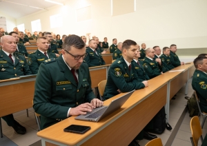 FOTO: Piektdien, 9. februārī, Valsts robežsardzes koledžā notika Valsts robežsardzes 2023. gada darbības rezultātu izvērtēšanas sanāksme