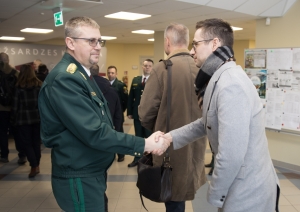 FOTO: Ārvalstu pārstāvniecību delegācijas apmeklē Valsts robežsardzi