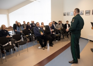 FOTO: Ārvalstu pārstāvniecību delegācijas apmeklē Valsts robežsardzi