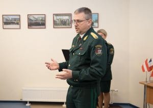 FOTO: Ārvalstu pārstāvniecību delegācijas apmeklē Valsts robežsardzi