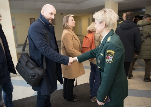 FOTO: Ārvalstu pārstāvniecību delegācijas apmeklē Valsts robežsardzi