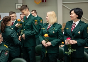 FOTO: Valsts robežsardzes koledžā aizvadīts  programmas „Robežapsardze” 45. izlaidums