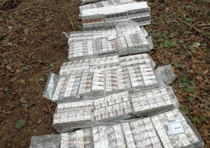 Robežsargi izņem 59 000 kontrabandas cigarešu