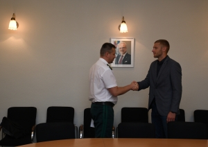 FOTO: VRS vadība pasniedz apbalvojumus olimpiešiem
